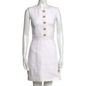 Veronica Beard Julie White Dress, Size L